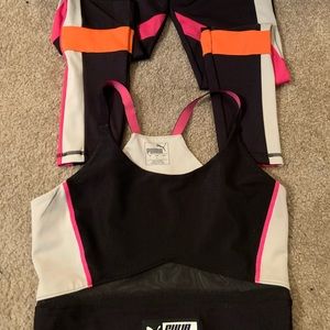 Puma sports leggings and Bra